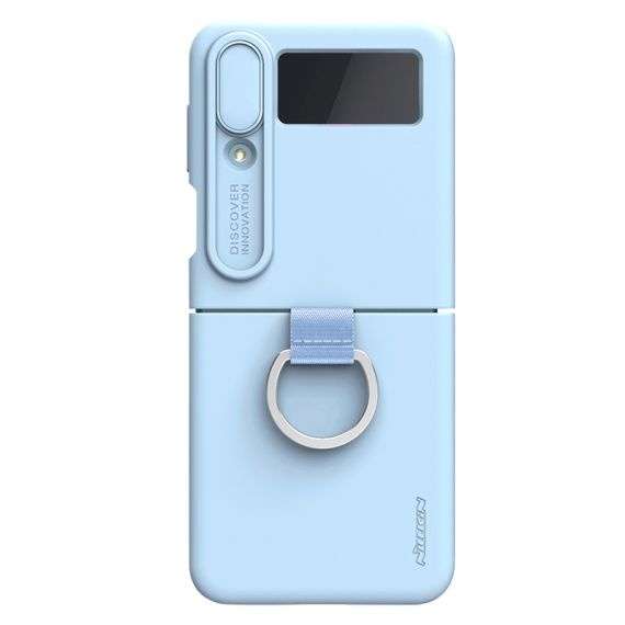 Husa Nillkin, SA Galaxy Z Flip 4, CamShield Silky, TPU, Albastru
