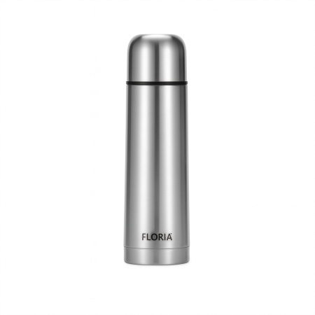 Termos FLORIA, 750ml, inox, pereti triplii, mentine 24h rece / 18h cald, ZLN0729, argintiu