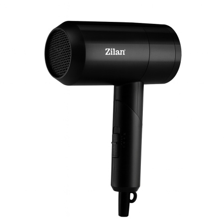 Uscator de par Zilan ZLN9174, 1800W, 3 trepte temperatura, 2 trepte viteza, functie ionica, aer cald si rece, maner pliabil, concentrator, negru