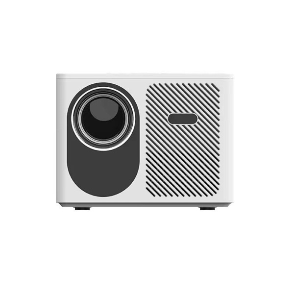 Video proiector Wireless PROFESIONAL T8 Full HD 1080p, Wi-Fi + BT 5.0 Dual Band, 25DB, Ecran mare de 130 inch, Durata de viata foarte lunga, Alb