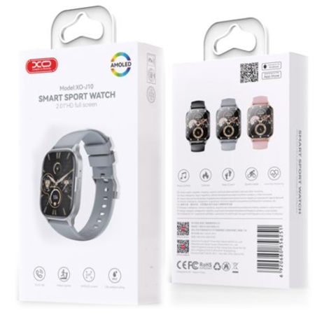 XO J10 - Smartwatch Amoled Star Mist Square Sport Gray