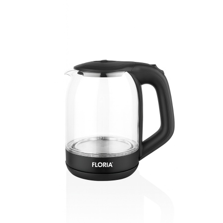 Cana fierbator din sticla Floria ZLN3505 – 1.8L, 1500W, LED iluminare apa, oprire automata, protectie supraincalzire