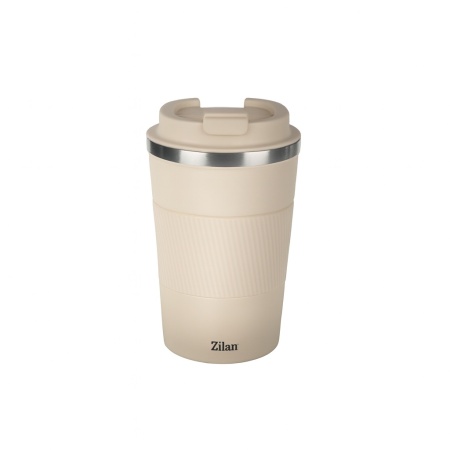 Cana termos cafea ZILAN, 510ml, inox, pereti dublii, mentine 12h rece / 6h cald, ZLN9921, crem
