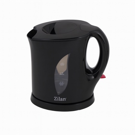 Fierbator electric 1L, Floria ZLN8490, 650W, cana detasabila, element incalzire inox, indicator luminos, negru