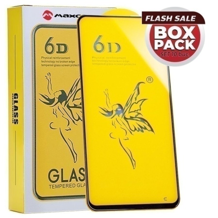Folie protectie ecran SAMSUNG Galaxy S23 FE (S711), 6D Full Cover, frame, Fairy Clear, negru - set 10 buc