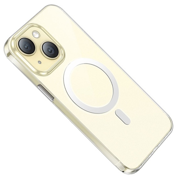 Husa Hoco AS4 - iPhone 15 Plus, MagSafe, Antidrop, Transparenta