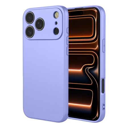 Husa Maxcell pentru APPLE iPhone 17 Pro – Soft MicroFiber, TPU - lila pastel
