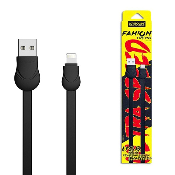 Joyroom S-L121 - Cablu Date si Incarcare, USB la Lightning, Flat, 1m, Negru