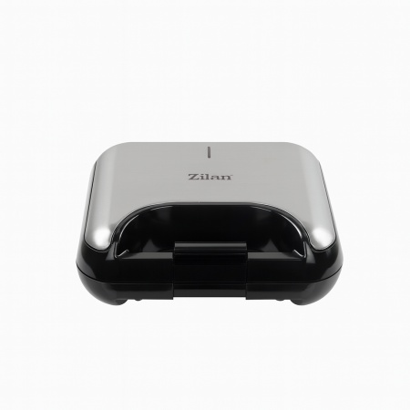 Sandwich-maker 3 in 1, Zilan ZLN4704, 800W, placi antiaderente teflon, sistem de inchidere, gri