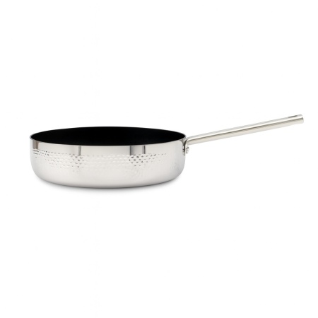 Tigaie inalta inox ZILAN, 1.5L, SS304 Tryply, maner nituit, ZLN1337, argintiu