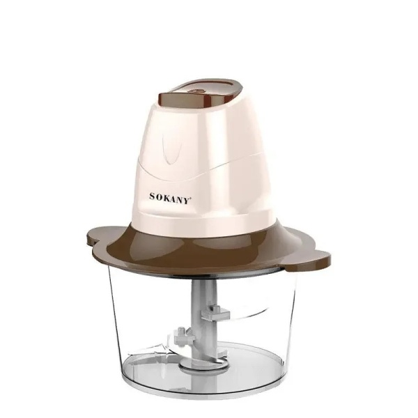 Tocator Smartix Volum 2L, Putere 300W, Bol plastic, 2 Trepte, Argintiu