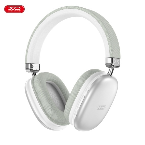 XO BE45 - Casti Wireless, On-Ear, Bluetooth 5.3, 400mAh, comenzi functii, Ambinet Light, Beiguo Headworn, Gri