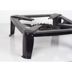 Arzator exterior patrat ZILAN, metal, 25000kcal/h, 40x40cm, ZLN6409, negru - Img 2