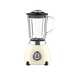 Blender 500W, Zilan ZLN1207 RETRO, capacitate 1.5L, 2 trepte viteza + functie Pulse, vas din sticla, lame inox - Img 1