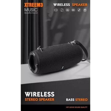 Boxa protabila Xtreem3 Mini Led, Splashproof, 10000 mAh, USB-A, Aux Intrare, Negru - Img 2