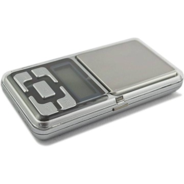 Cantar de precizie de buzunar, Ideal pentru bijuterii, Display iluminat, 0,01-200 g, Argintiu - Img 6