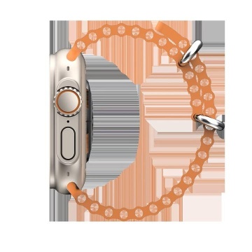 Ceas smartwatch cu cartela SIM specifica, Monitorizare Ritm cardiac, somn si tensiune arteriala, waterproof, Portocaliu - Img 6