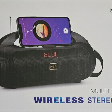 F311 - Boxa Radio Portabil, Incarcare Solara, Lanterna, Bluetooth, Card, USB-A, AUX, Negru - Img 3