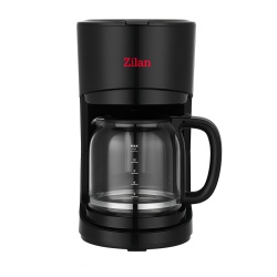 Filtru de cafea 1.5L, Zilan ZLN1457, 12 cesti, 900W, plita incalzita, antipicurare, negru - Img 1