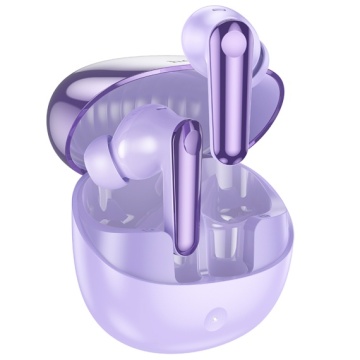 Hoco EQ11 - Casti Wireless, Ear Buds, Bluetooth 5.3, 180h StandBy, 400mAh, Pacifico, Violet - Img 3