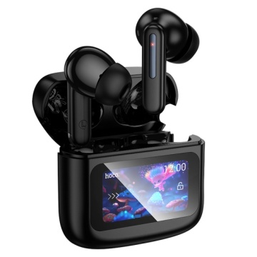 Hoco EQ14 - Casti Wireless, Ear Buds, Bluetooth 5.4, 500mAh, Multi Touch, Negru - Img 1