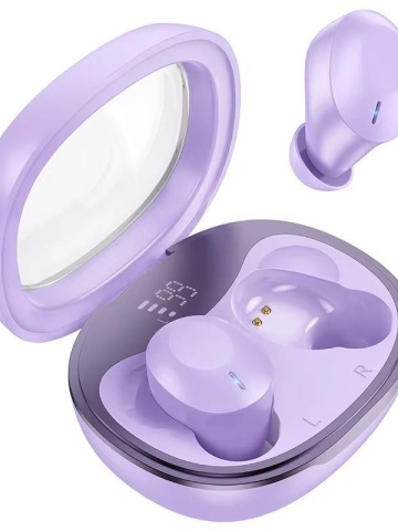 Hoco EQ3 - Casti Wireless, Bluetooth 5.3, Baterie 150mAh, 150h StandBy, Smart True, Purple - Img 4