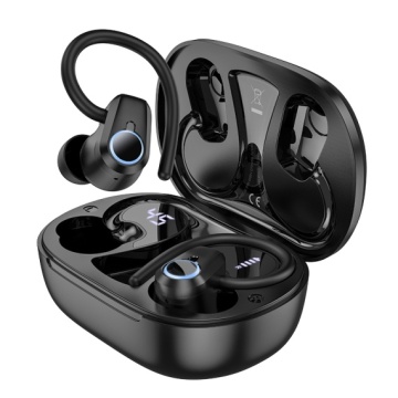 Hoco EQ8 - Casti Wireless Ear Buds Bluetooth 5.3, 180h StandBy, 500mAh, LED, Negru - Img 2