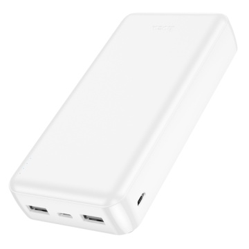Hoco J100A - Baterie externa 20000mAh, 2xUSB-A, , Alb - Img 3