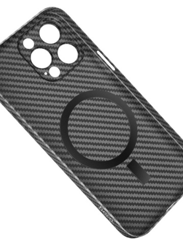 Husa Hoco - iPhone 14 Pro, MagSafe, Carbon, Thin, Negru - Img 4