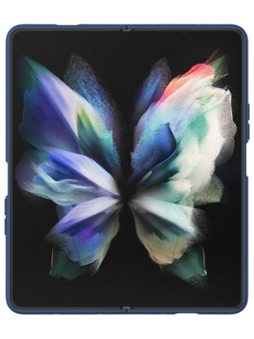 Husa Nillkin,Galaxy Z Fold 4, CamShield Silky, TPU, Albastru - Img 2