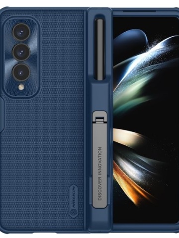 Husa Nillkin, Galaxy Z Fold 4, Frosted Series, PVC, Albastru - Img 1