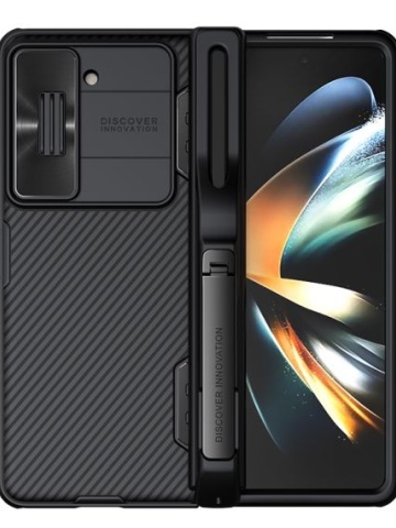 Husa Nillkin, Galaxy Z Fold 5, CamShield Pro, TPU, Negru - Img 1