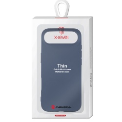 Husa X-Level pentru APPLE iPhone 17 Air - Subtire, SoftTouch, TPU - albastru inchis - Img 1