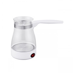 Ibric electric 800W, Floria ZLN8139, 0.5L, carcasa din sticla, alb - Img 3