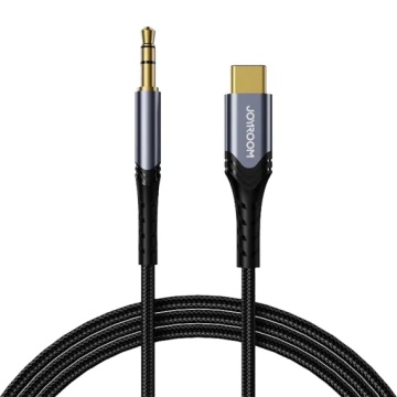 Joyroom SY-A03 - Cablu Audio, Type-C la Jack 3.5mm (M) - 1m, Negru - Img 2