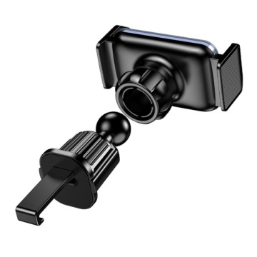 Kaku KSC-1495 - Suport Auto, montaj Ventilatie, cleme laterale, 360°, AutoGravity, PullClip, Gri - Img 3