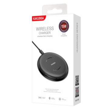 Kaku KSC-562 - Incarcator Wireless, 15W, 1xUSB-C, PD, Magnetic, Negru - Img 1