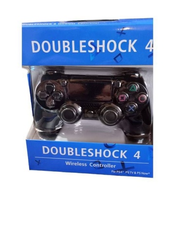 LH665 - Controller Wireless Playstation 4 cu vibratii, Doubleshock, Negru - Img 3