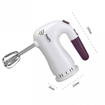 Mixer manual 150W, 5 Viteze, 4 palete din otel inoxidabil, Alb - Img 5