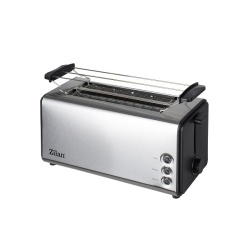 Prajitor de paine dublu Zilan ZLN2720 – 1300W, inox, 4 felii, 6 nivele de rumenire, functii de decongelare, reincalzire si oprire automata - Img 3