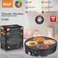 Raf R2508 – Aparat de pancake si mic dejun 1200W, 4 forme, diametru 30 cm, suprafata antiaderenta, negru - Img 3