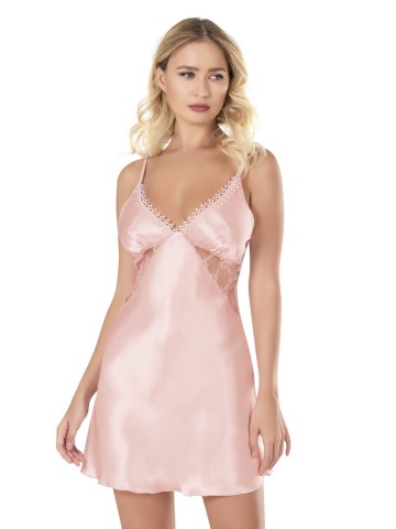 Rochie de noapte Aurora Luxe Noir, Roz - Img 2