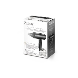 Uscator de par Zilan ZLN9174, 1800W, 3 trepte temperatura, 2 trepte viteza, functie ionica, aer cald si rece, maner pliabil, concentrator, negru - Img 5