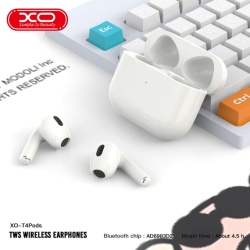 XO T4 – Casti wireless Ear Buds Bluetooth 5.3, alb - Img 4