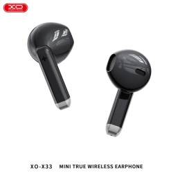 XO X33 – Casti wireless Ear Buds TWS BT 5.3, 250mAh, negru - Img 2