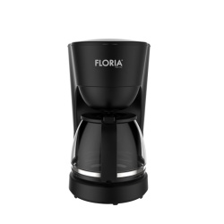Aparat de facut cafea 600W, Floria ZLN9273, 1.2L, oprire automata, anti-picurare, negru - Img 2