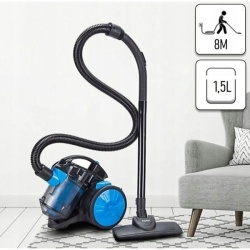 Aspirator fără sac 700W Floria ZLN3468 bleu-negru, filtru HEPA 13, filtrare ciclonică, capacitate 1.8L - Img 5