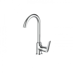 Baterie chiuveta Z-INOX, cartus ceramic, otel inoxidabil, finisaj cromat, ZLN8184, argintiu - Img 3