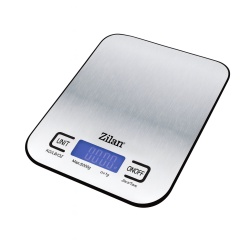 Cantar alimentar digital Zilan ZLN2984, 5kg din inox, gri - Img 1