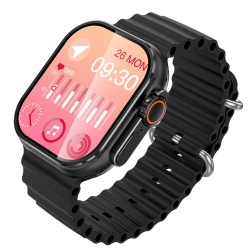 Hoco Y23 Ultra - Ceas SmartWatch Sport BT 5.3, Apel, 300mAh, Negru - Img 2